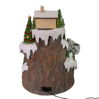 Battery Operated Musical LED Mountain Village Table Piece