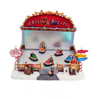 Battery Operated LED Light-Up Musical Bumper Cars Table Piece