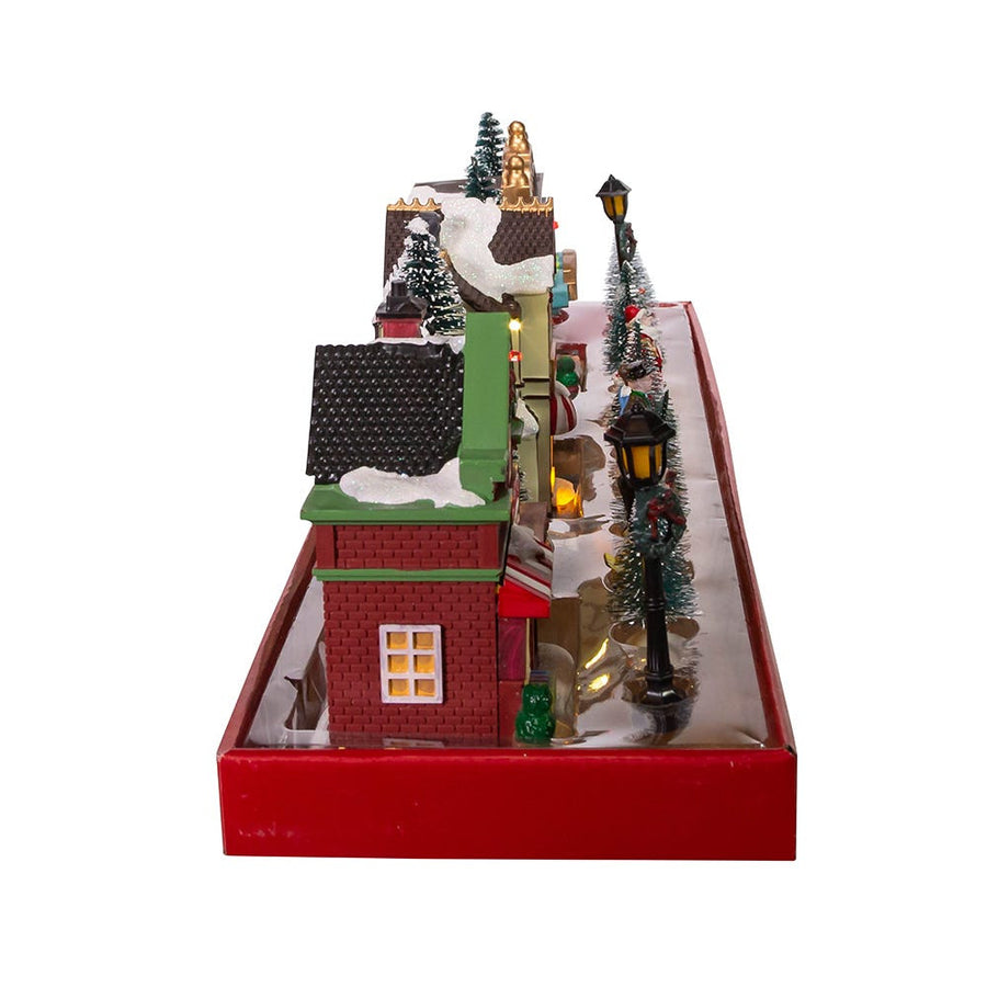Battery Operated LED Light-Up Christmas Village Set