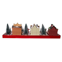 Battery Operated LED Light-Up Christmas Village Set