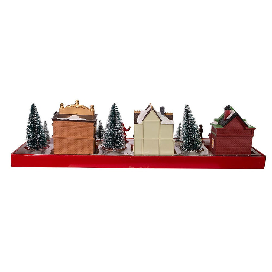 Battery Operated LED Light-Up Christmas Village Set