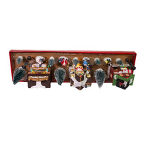 Battery Operated LED Light-Up Christmas Village Set