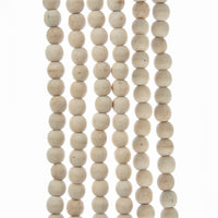 Natural Wood Beaded Garland