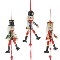 5“ Nutcracker Pull Puppet Ornaments