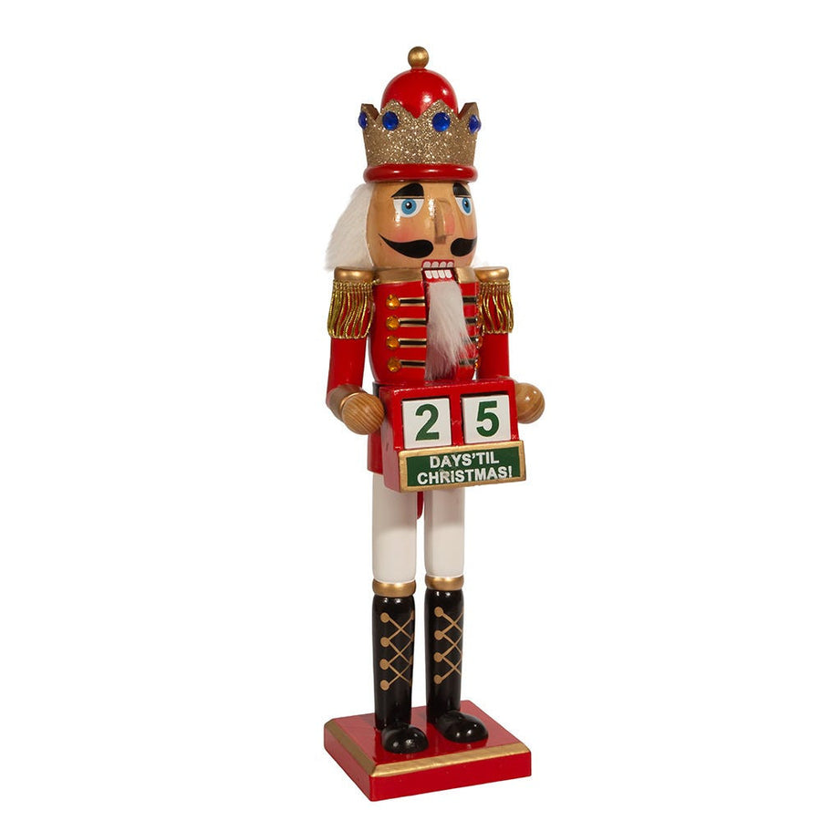 15“ Nutcracker King With Calendar