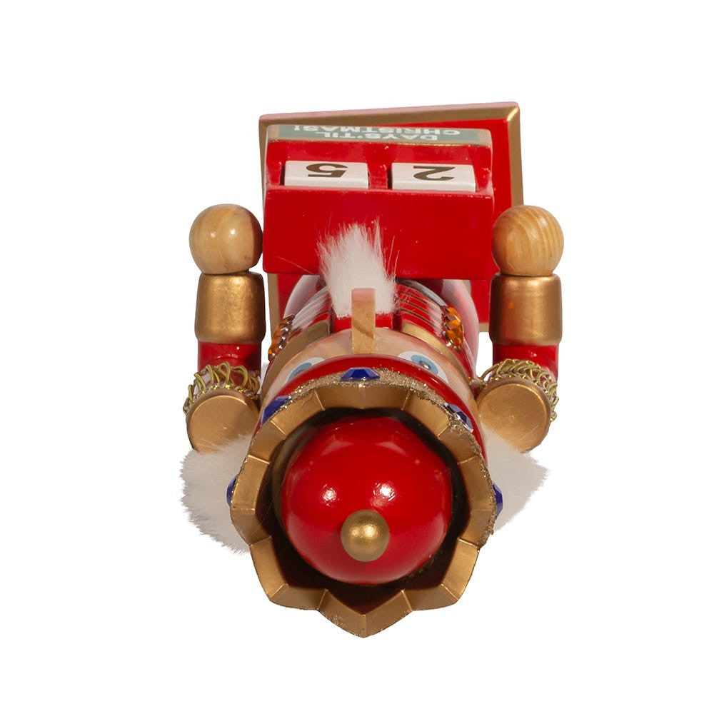 15“ Nutcracker King With Calendar