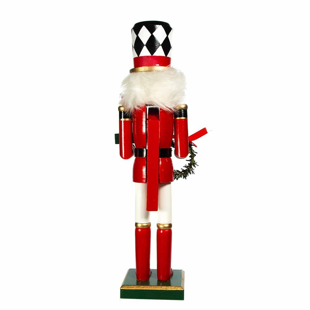 15“ Red, White and Black Nutcracker