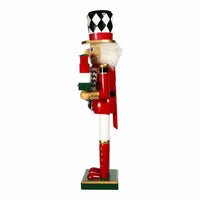 15“ Red, White and Black Nutcracker