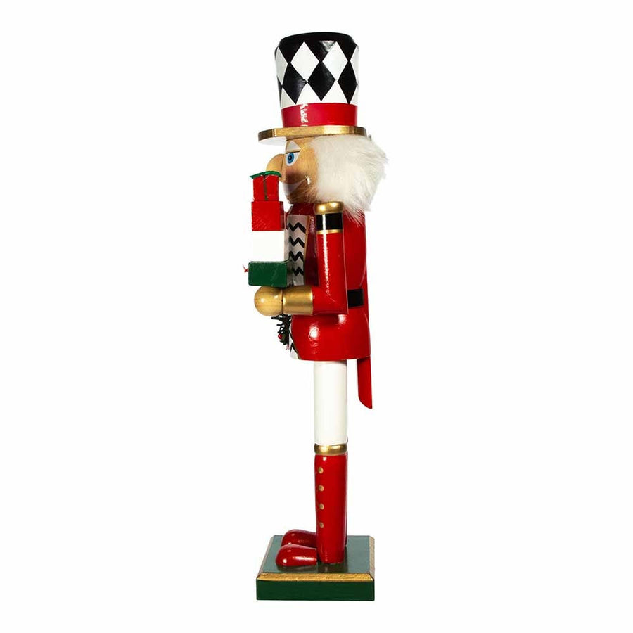 15“ Red, White and Black Nutcracker