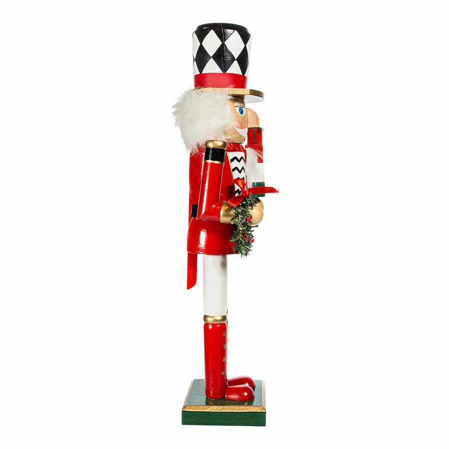 15“ Red, White and Black Nutcracker