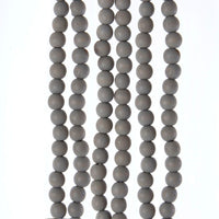 Wooden Distressed gray Beaded Garland