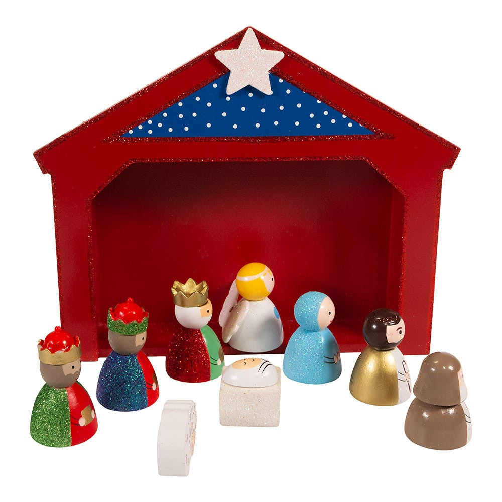 Miniature Children's Nativity Set