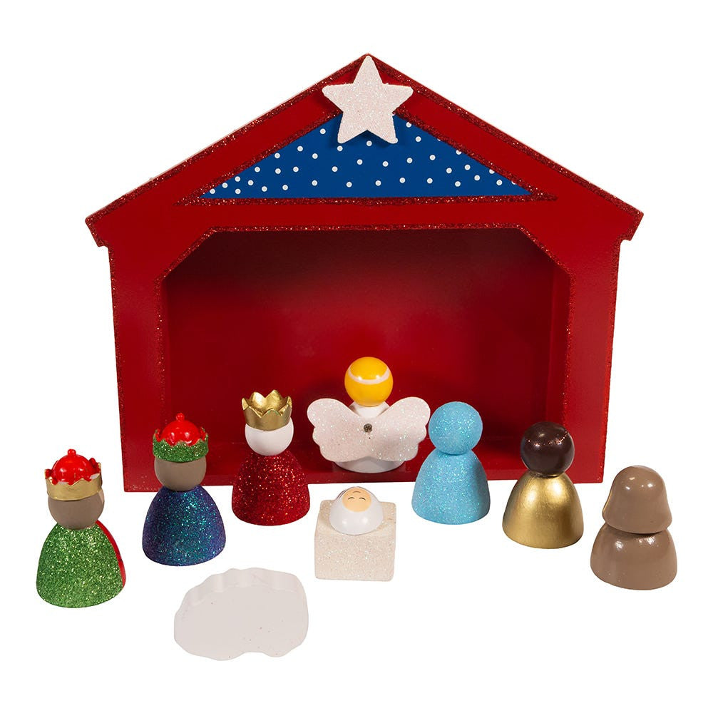 Miniature Children's Nativity Set