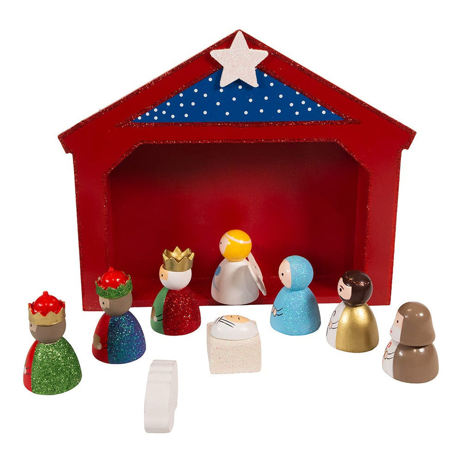 Miniature Children's Nativity Set