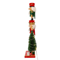 18“ Battery-Operated Nutcracker With Tree