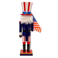 15“ Patriotic African American Nutcracker