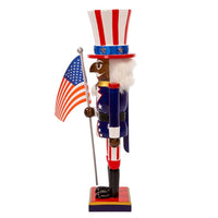15“ Patriotic African American Nutcracker