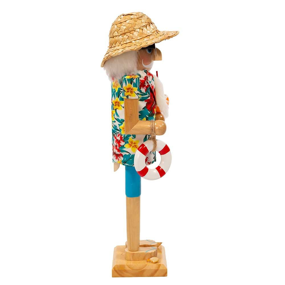 15“ Beach Santa Nutcracker