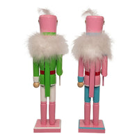 15“ Pastel Soldier Nutcrackers