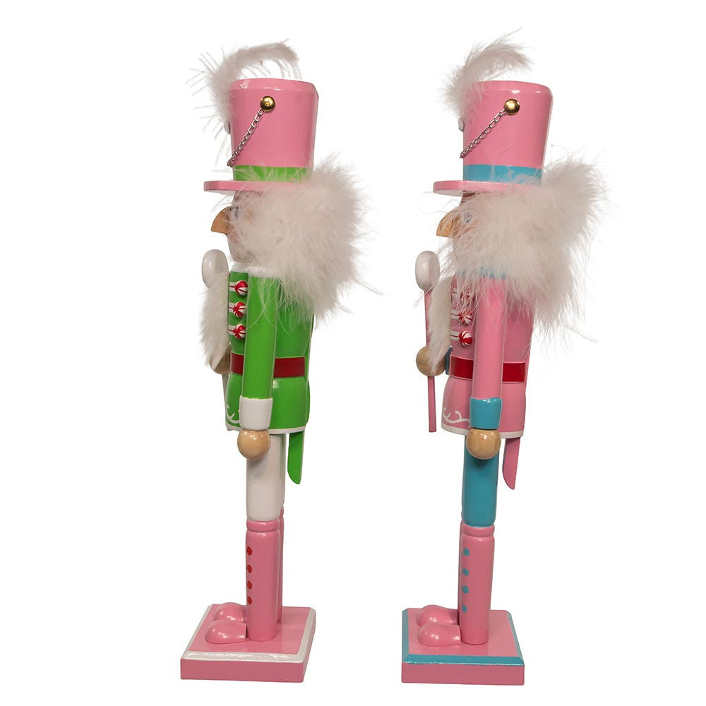 15“ Pastel Soldier Nutcrackers