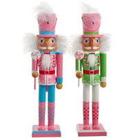 15“ Pastel Soldier Nutcrackers