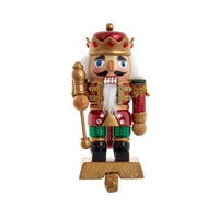 Red Nutcracker Stocking Holder