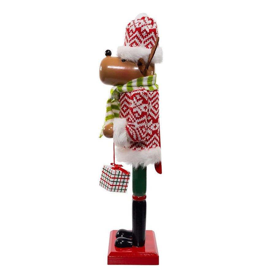 15" Reindeer Nutcracker