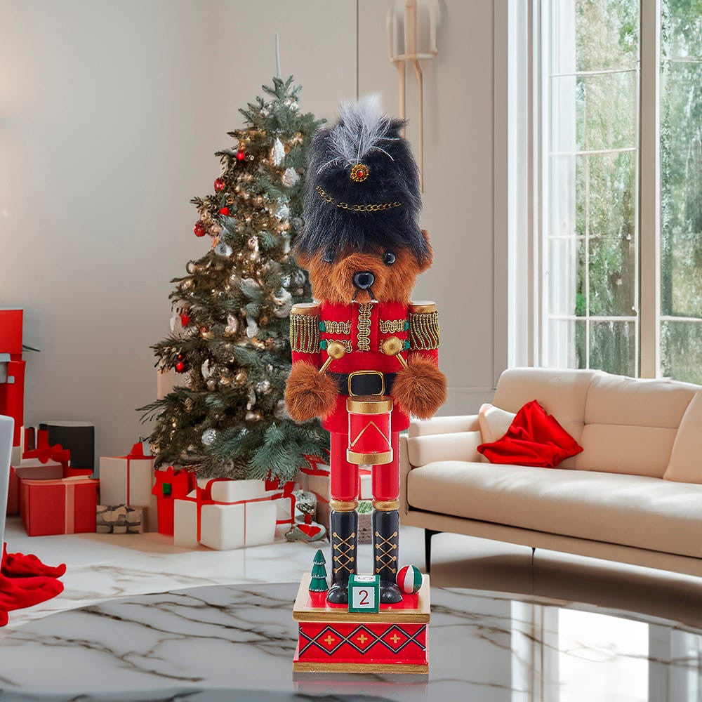 11“ Teddy Bear Nutcracker