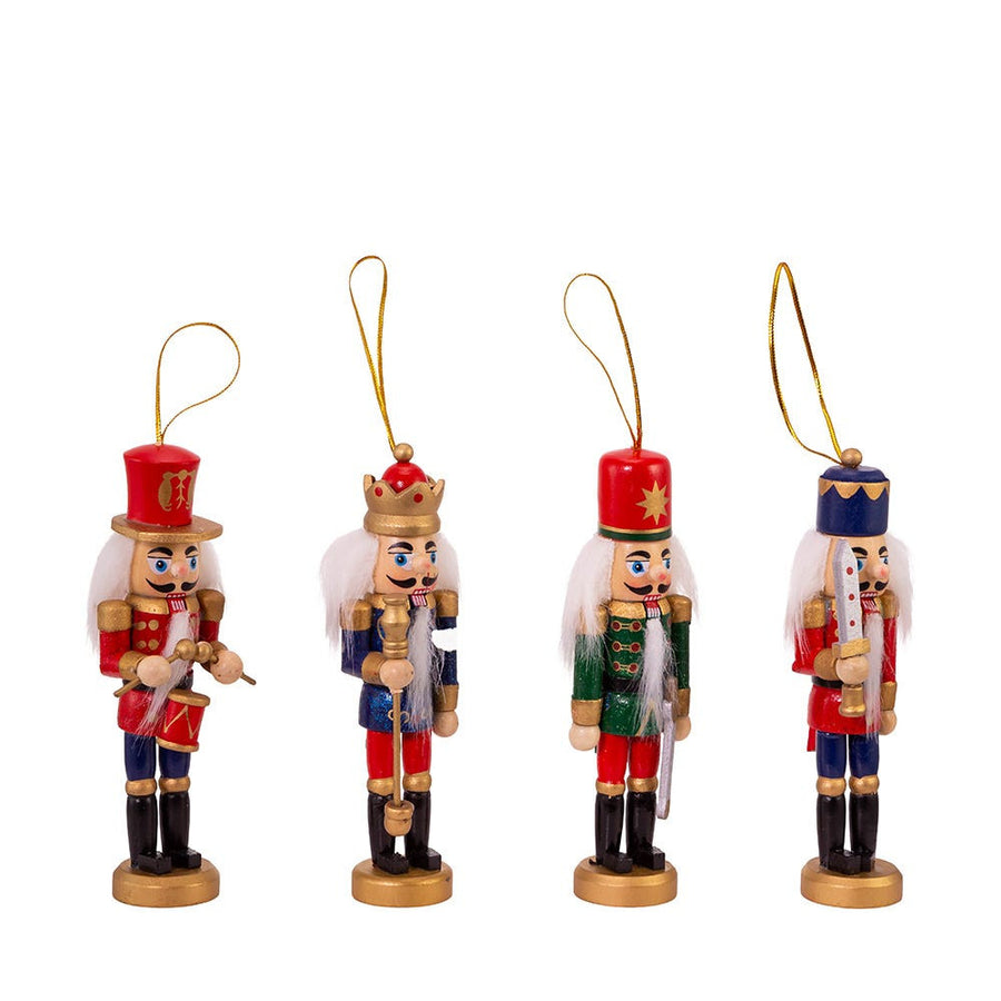 5“ Wooden Nutcracker Ornaments