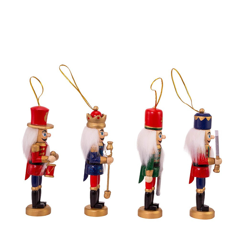 5“ Wooden Nutcracker Ornaments