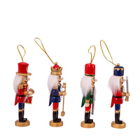 5“ Wooden Nutcracker Ornaments
