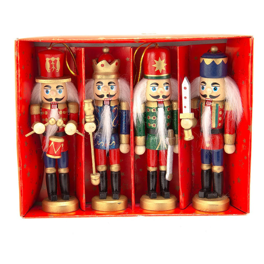 5“ Wooden Nutcracker Ornaments