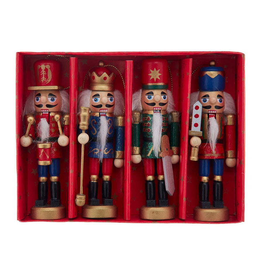 5“ Wooden Nutcracker Ornaments