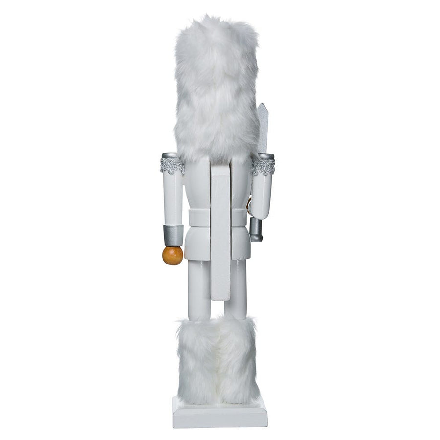 15“ White Russian Soldier Nutcracker