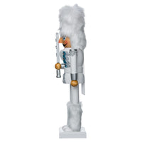 15“ White Russian Soldier Nutcracker