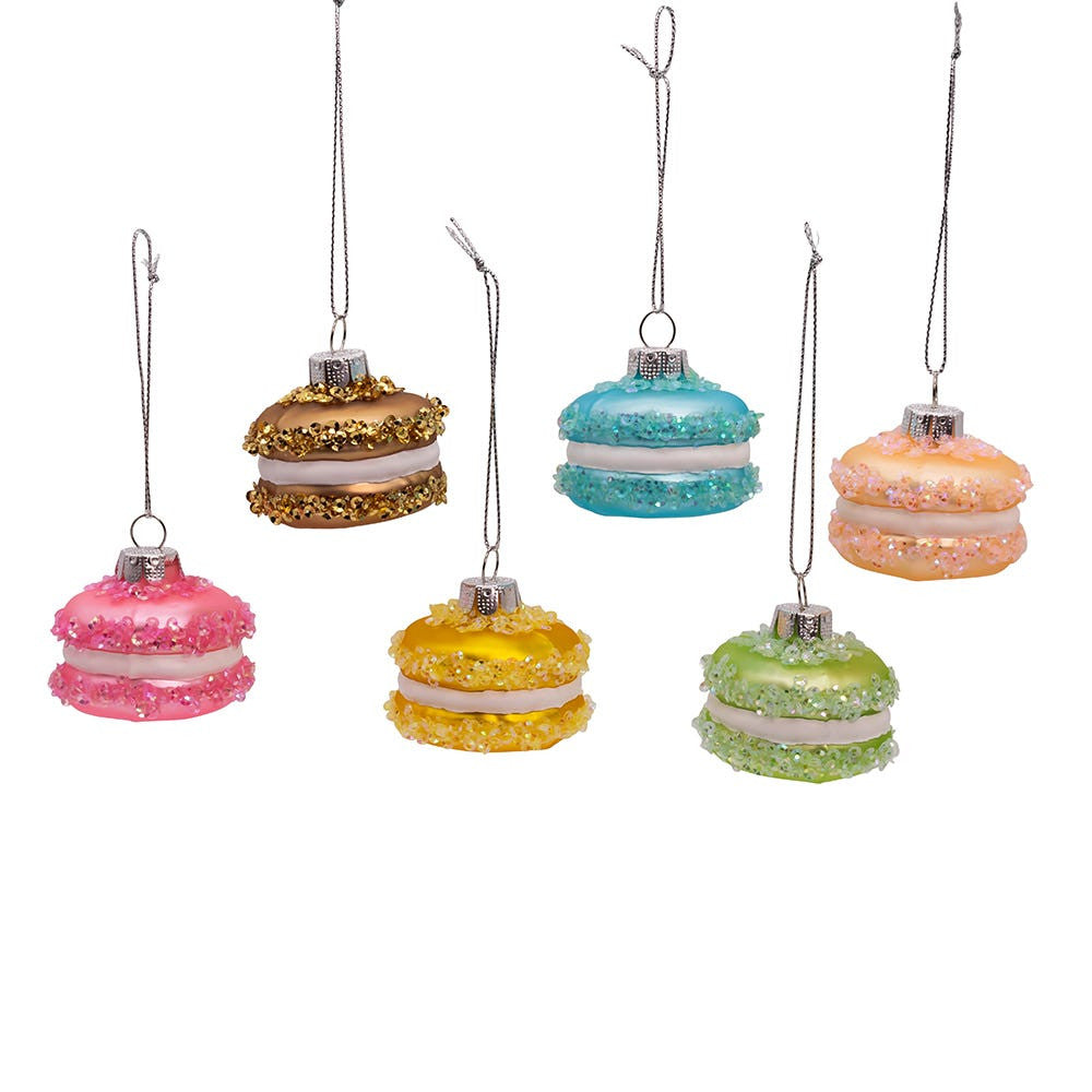 Glass Macaron Ornaments