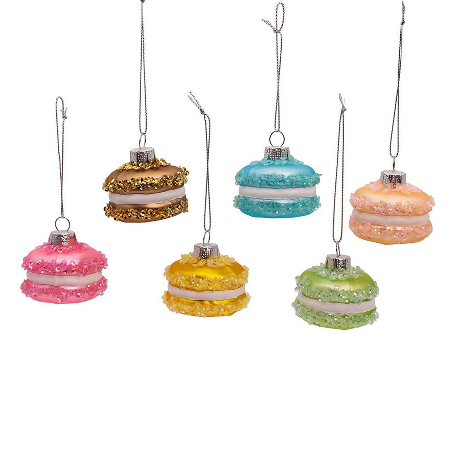 Glass Macaron Ornaments