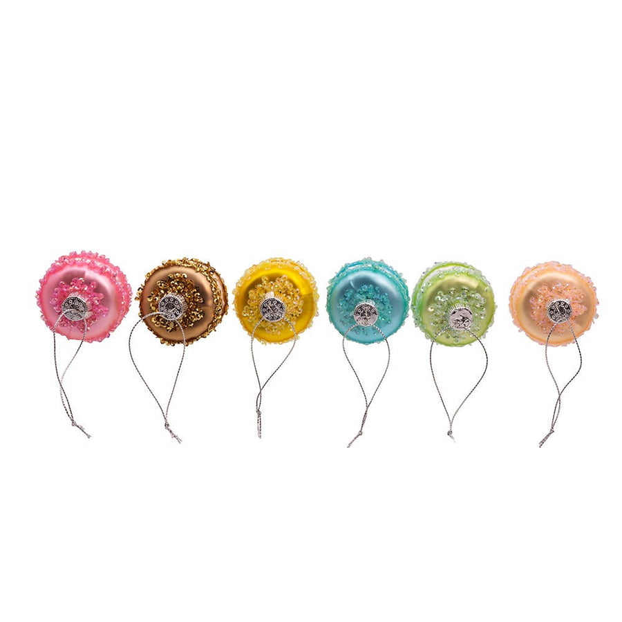 Glass Macaron Ornaments