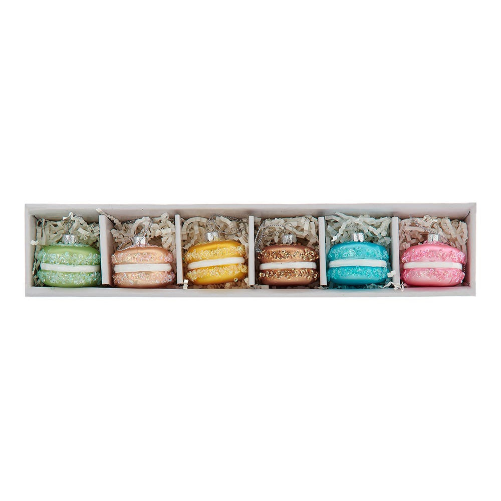 Glass Macaron Ornaments