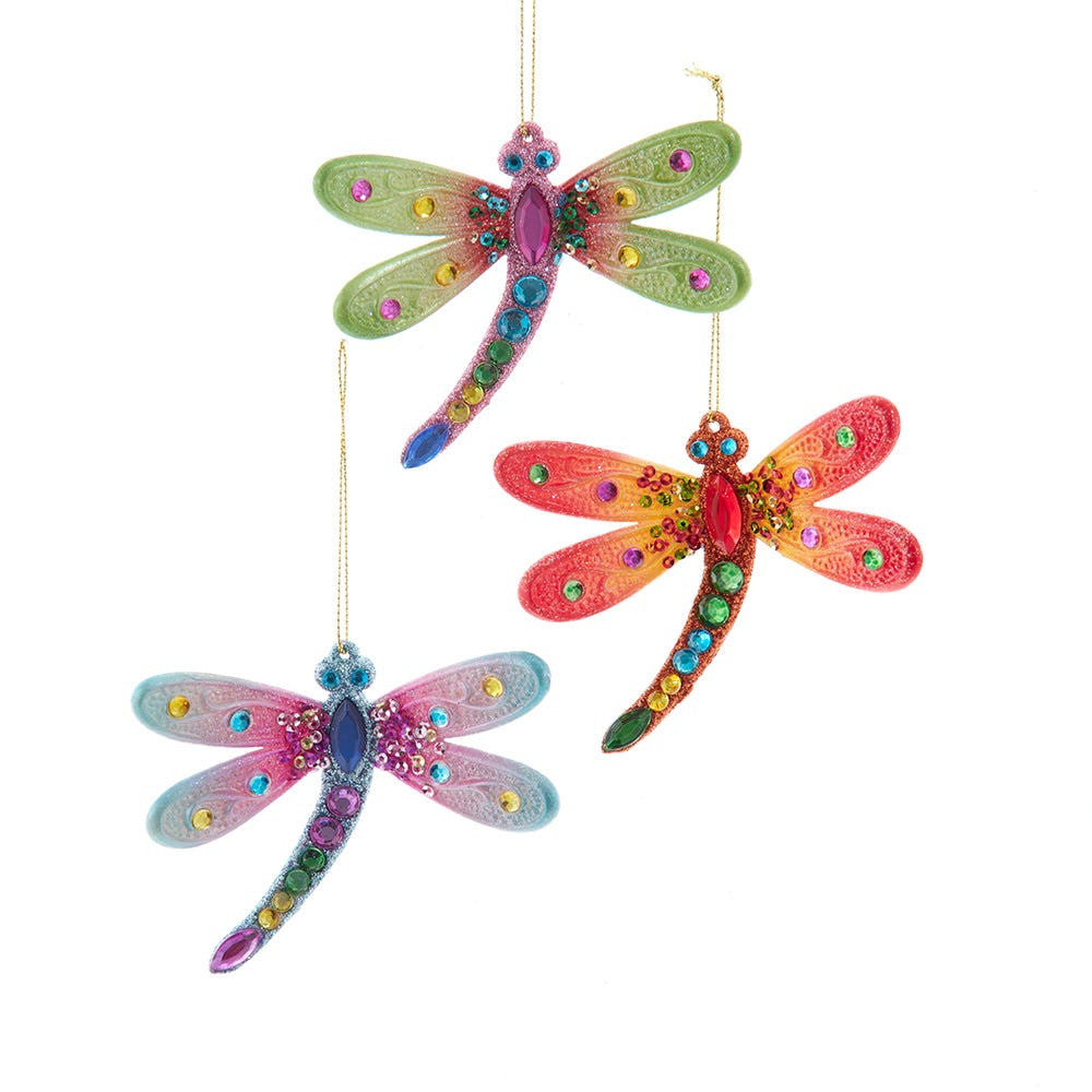 Colorful Dragonfly Ornaments