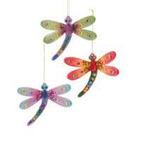 Colorful Dragonfly Ornaments