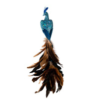 Decorative Feather Peacock With Clip