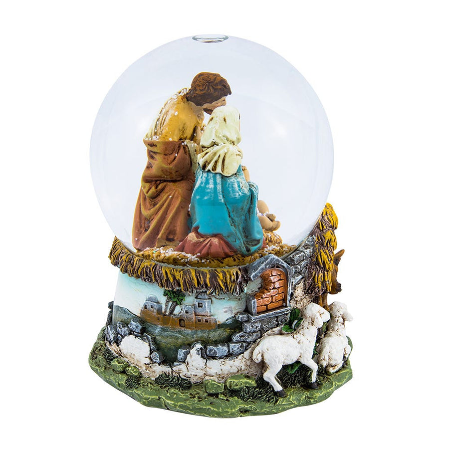 100MM Musical Holy Family Snow Globe