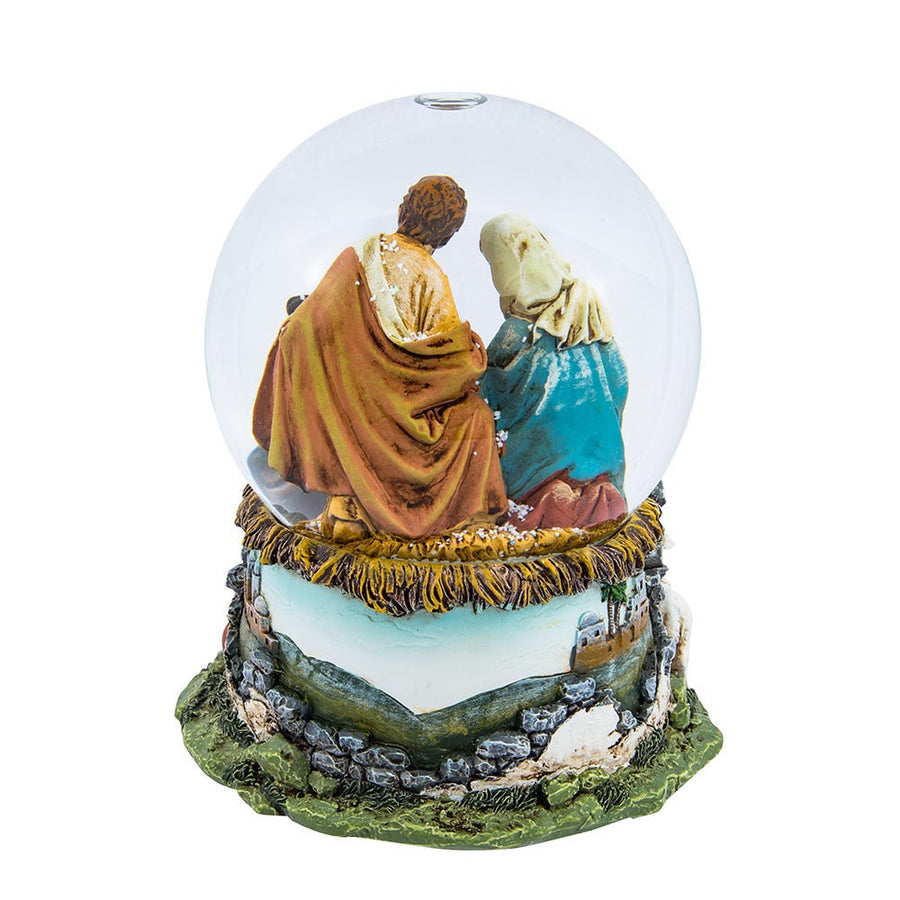 100MM Musical Holy Family Snow Globe