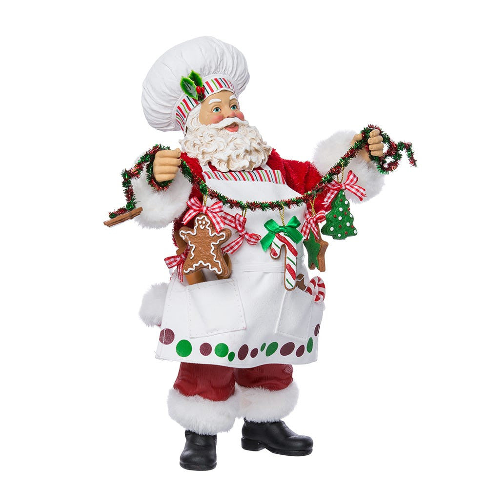 12“ Fabriché™ Christmas Chef Santa