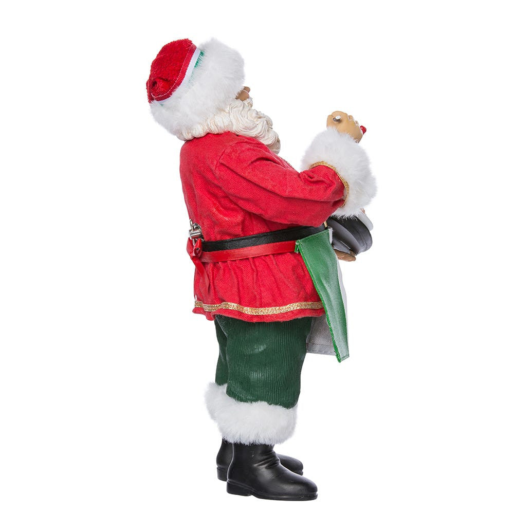 10.5“ Fabriché™ Musical Italian Santa