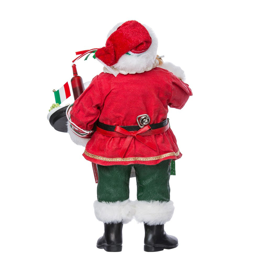 10.5“ Fabriché™ Musical Italian Santa