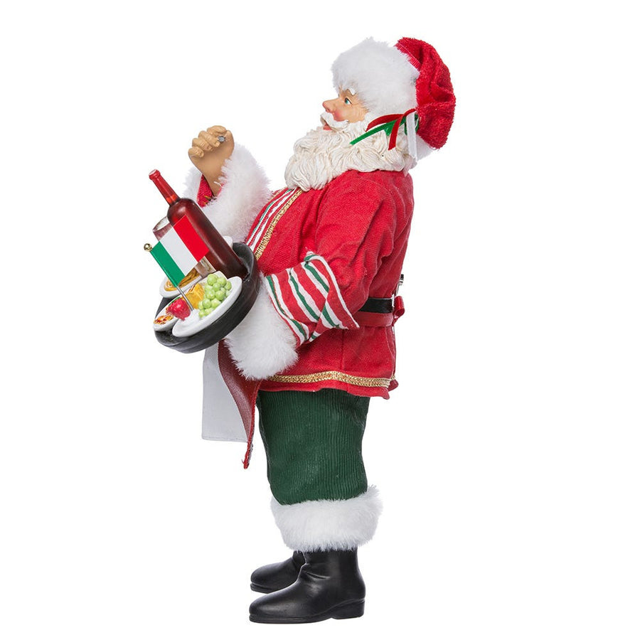10.5“ Fabriché™ Musical Italian Santa