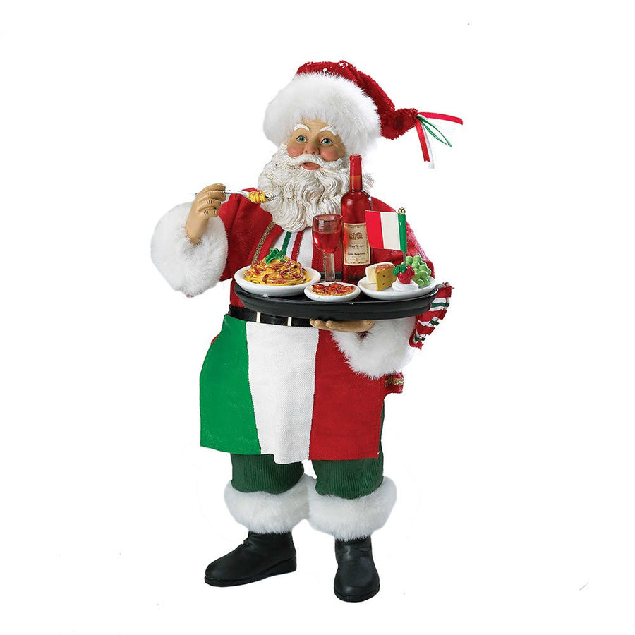 10.5“ Fabriché™ Musical Italian Santa