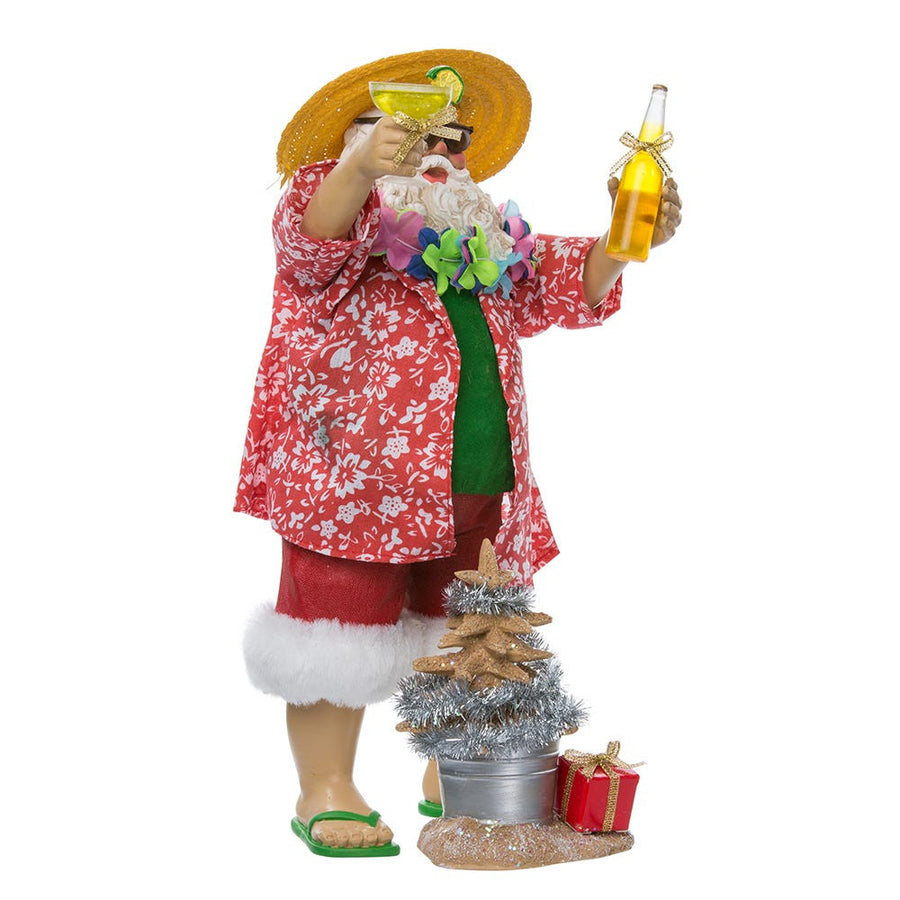 10“ Fabriché™ Beach Santa